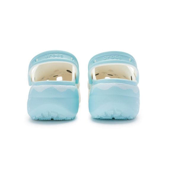 Crocs Classic Platform Clog 'White Blue'