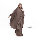 SET: KHIMAR AND SILK SKIRT  FROM MEDINA SILK (One size)