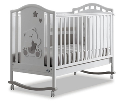 Детская кровать Pali Orsetti (Orsone) белый/серый