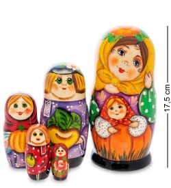 Народные промыслы МР-67/ 1-B Матрешка 5м «Семейка»