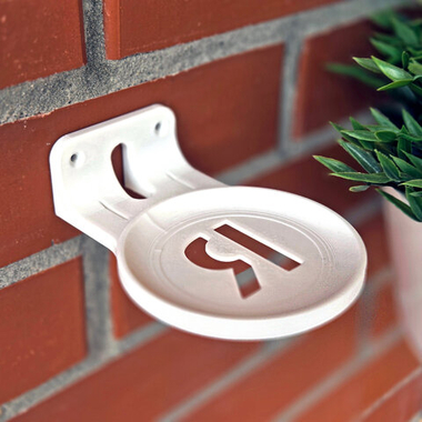 Настенный кронштейн-полка для Яндекс станций (Алиса) МИНИ 3, белый, 3D печать, для модели YNDX-00027