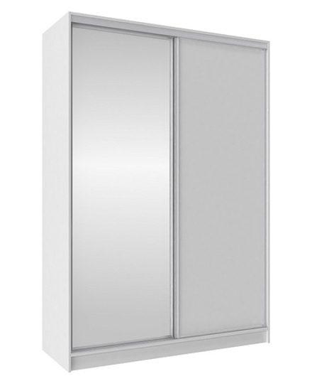 Шкаф-купе трехдверный с зеркалом 1800 Домашний Ясень Анкор светлый