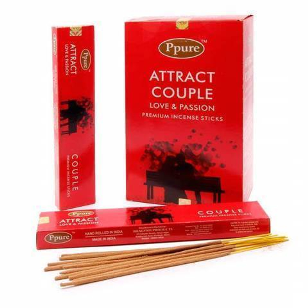 Ppure Attract Couple Благовоние-масала Привлекают Пару, 15 г
