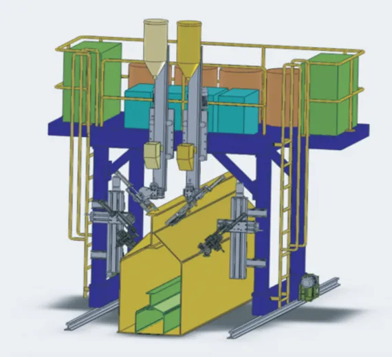 Портальная установка для сварки коробчатых балок, INTEGRAL
