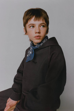 ZARA КОМПЛЕКТ ИЗ ТОЛСТОВКИ И БРЮК ИЗ ТКАНИ ИНТЕРЛОК, АНТРАЦИТОВО-СЕРЫЙ