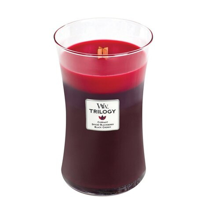 Свеча ароматическая WoodWick Trilogy Sun-Ripened Berries 610 г.