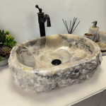Раковина из оникса Erozy Grey EO-62225 55*42*15 0094