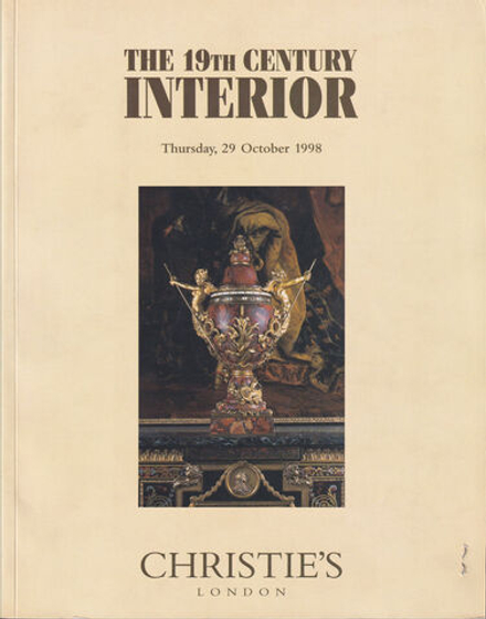 Каталог аукциона Christie’s, Лондон, Интерьеры XIX века от 29 октября 1998 года