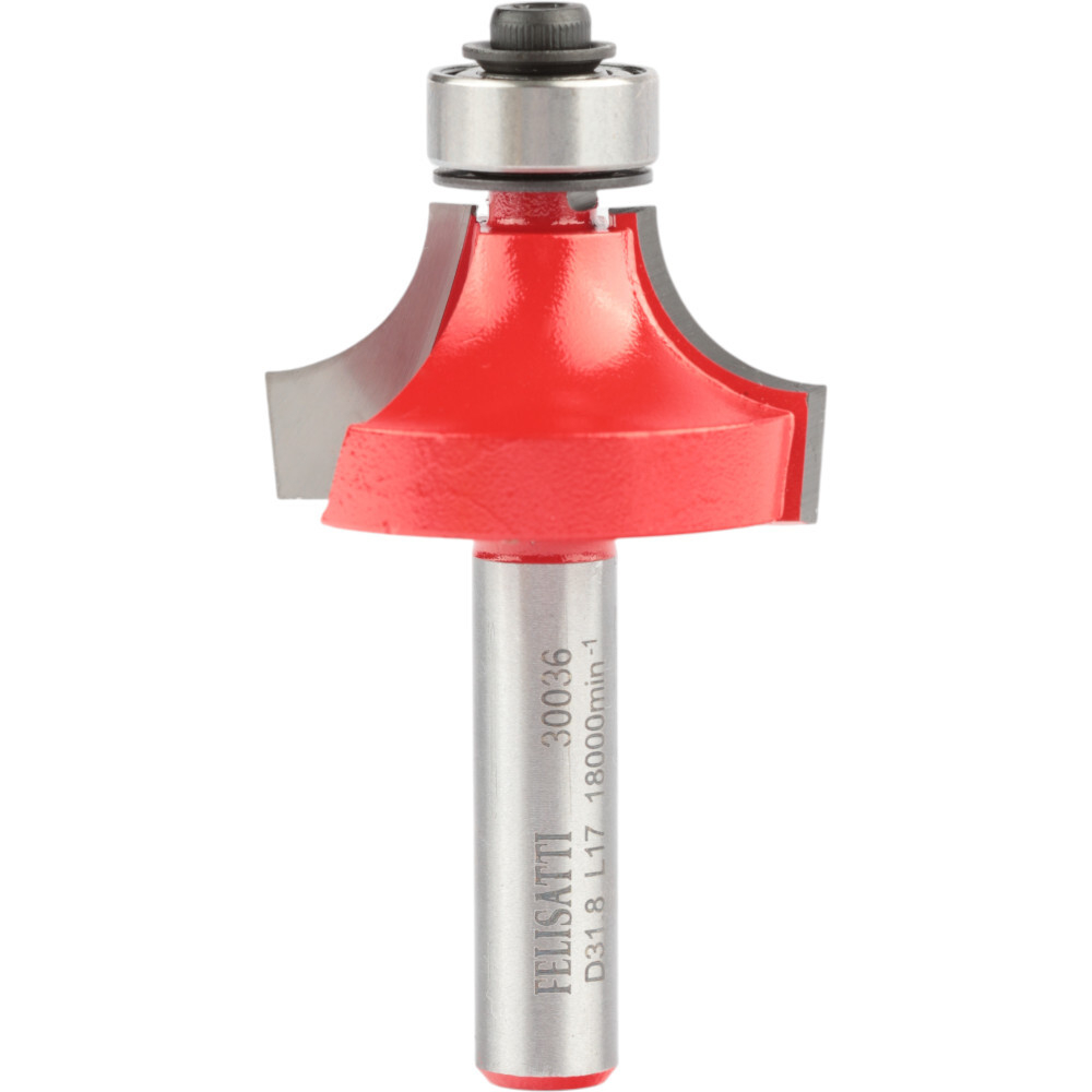 Фреза кромочная калевочная FELISATTI 31.8х17мм R9.5 хвостовик 8мм   30036