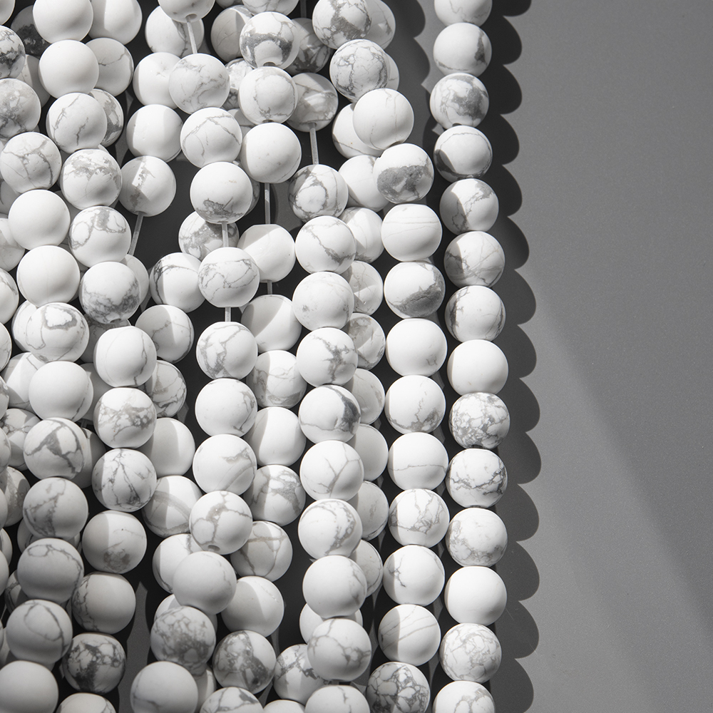 Магнезит сатиновый натуральный, 8,7мм, шар