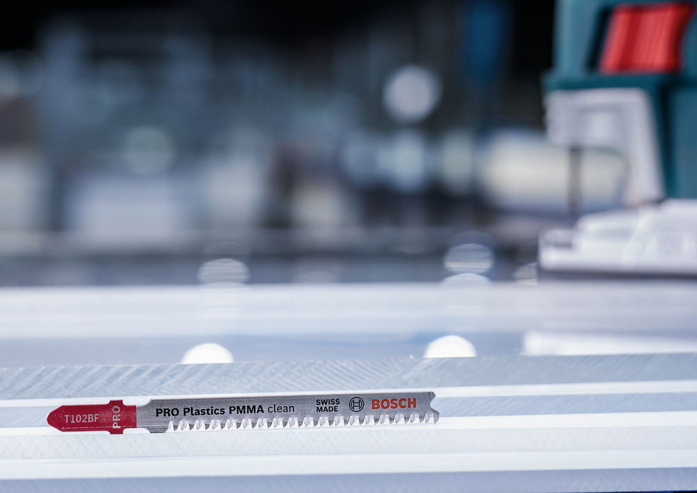 Лобзиковая пилка по пластику PRO Plastics PMMA clean T102BF 92 мм, 5 шт. BOSCH 2608636781