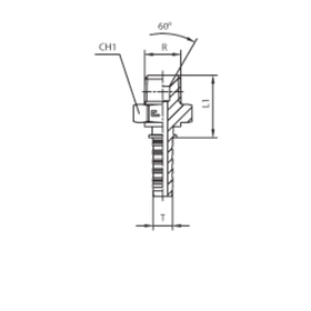 Фитинг DN 16 BSPT 3/4