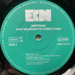 Jack DeJohnette's Directions ‎– New Rags (Германия 1977г.) ECM