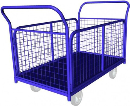 Тележка платформенная Rusklad ТС-5 700 х 1200 мм, съемные сетчатые борта (без колес) ТС 5 б/к