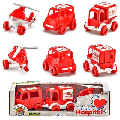 Набор авто "Kid Cars" Скорая помощь (Тигрес)