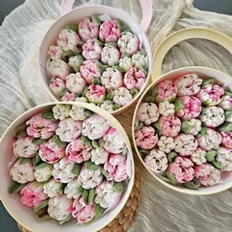 Зефир подарочный «Тюльпаны» / 25 см