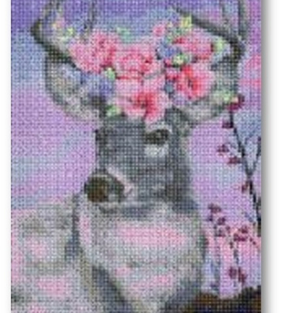 Алмазная мозаика 30*40см KiKi «Цветочная корона» полная выкладка MOZ024