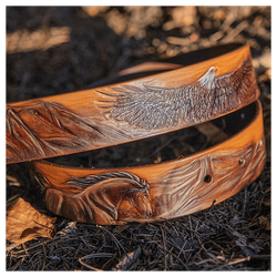 Кожаный ремень «Орел»