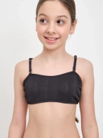 купальник раздельный 3 в 1 с топом кроп парео