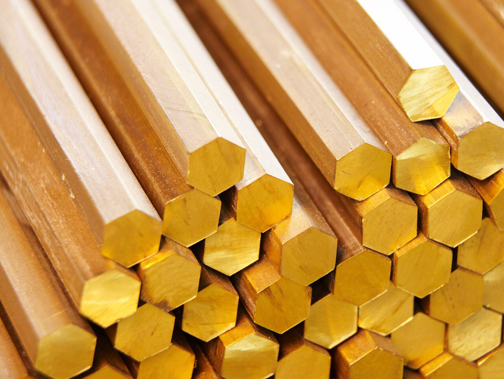 Шестигранник латунный ЛС59