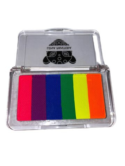 Аквагрим сплит-кейк неоновая радуга 15 гр