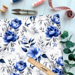 Ткань премиум Оксфорд 600D цветочная симфония