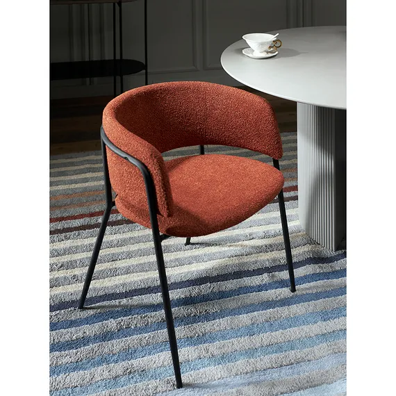 Стул Helning, букле, терракота