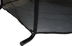 Детский батут с сеткой 140 см красный