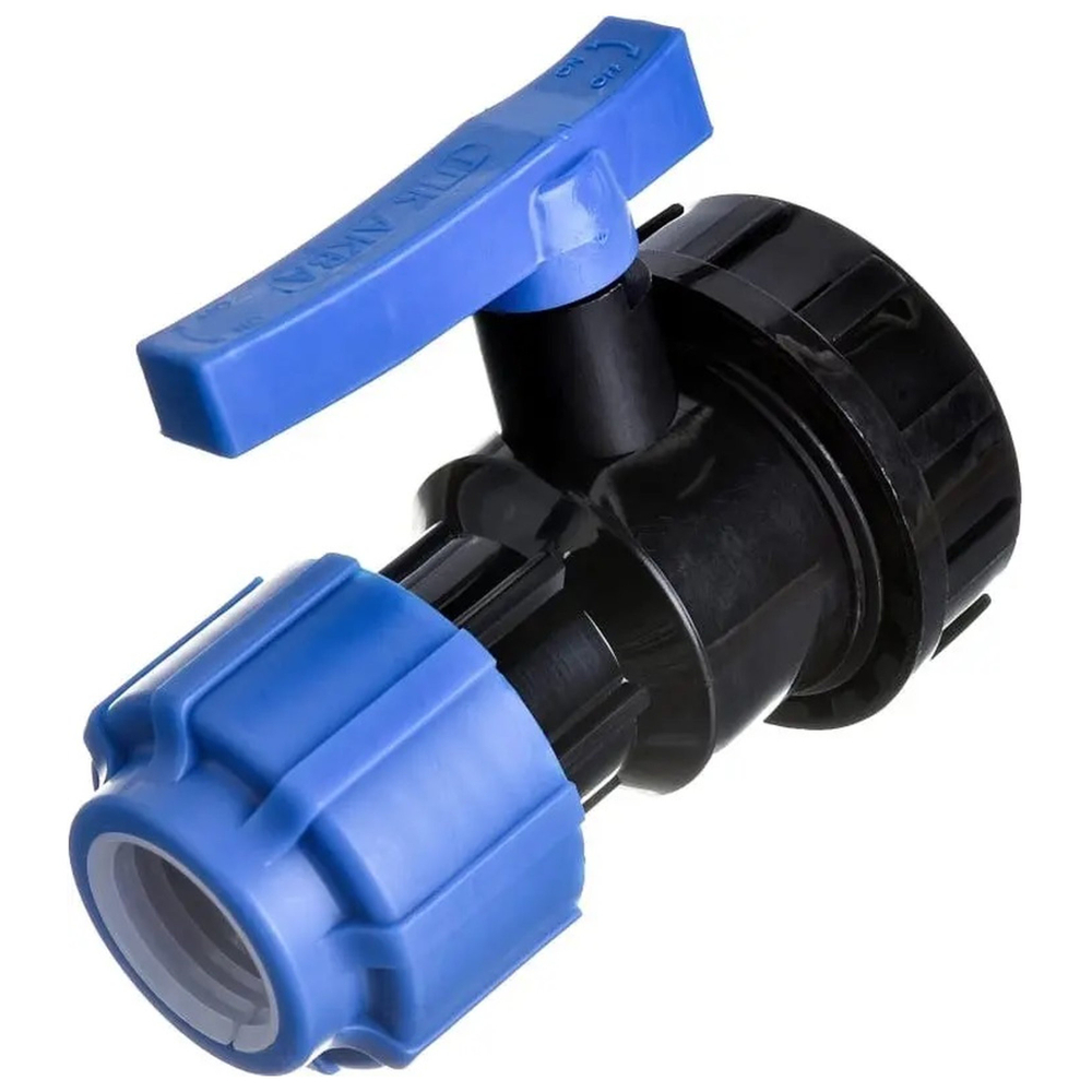 Кран шаровой ТПК-АКВА компрессионный ВР разъемный d 32 х 1/2", 554223212