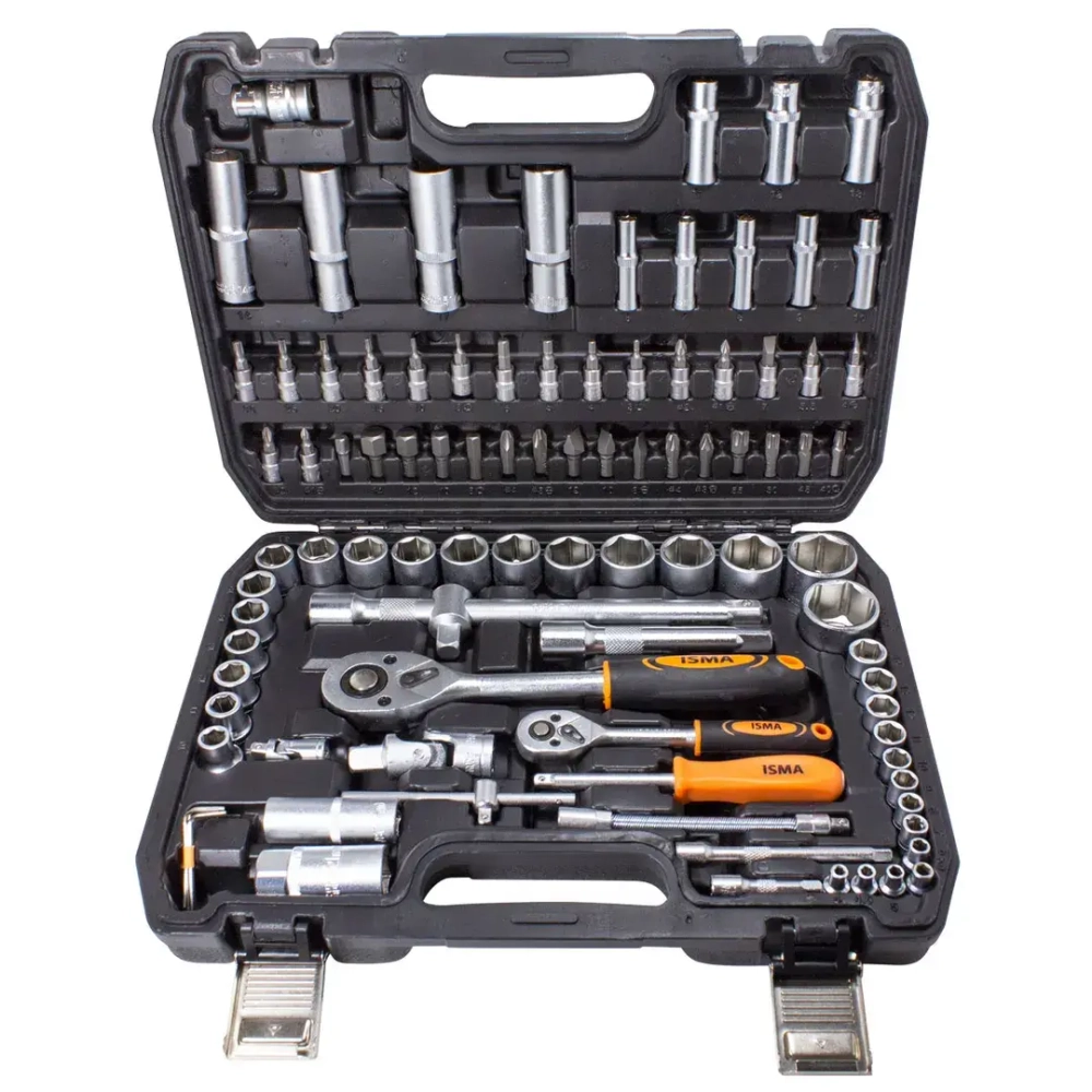 Набор инструментов 94пр.1/4''1/2''(6гр.)(4-32мм) ISMA ISMA-4941-5