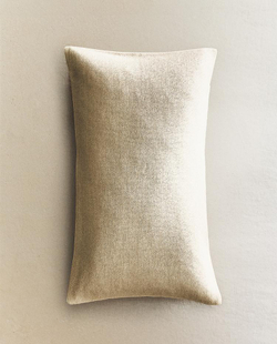 ZARA HOME ОДНОТОННАЯ НАВОЛОЧКА, СВЕТЛО-БЕЖЕВЫЙ