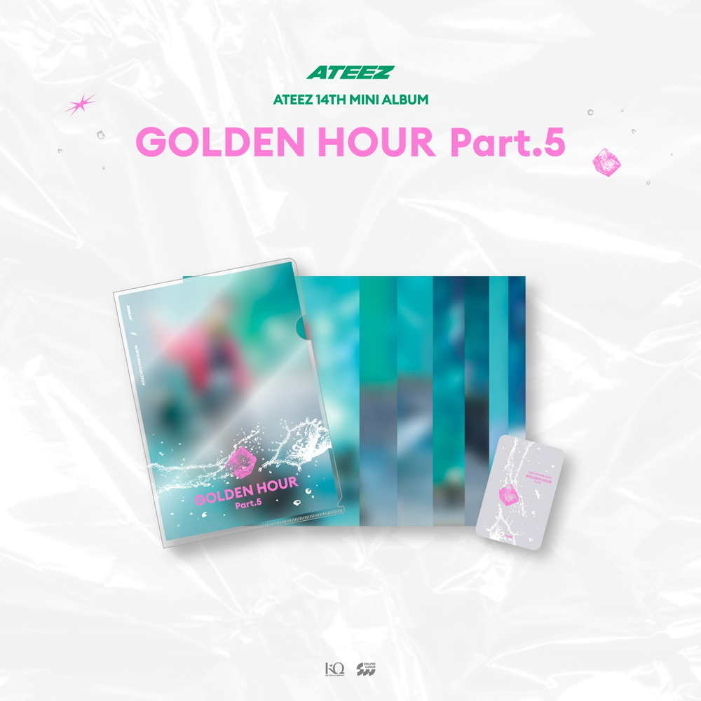 Мерч ATEEZ GOLDEN HOUR : Part.5 - L-HOLDER PHOTO SET (Набор с папкой)