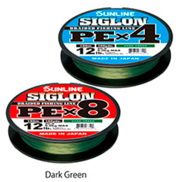 Плетеный шнур SUNLINE SIGLON PE X4 150M Темно зеленый