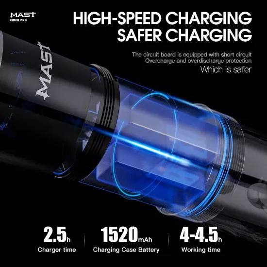 MAST Rider Pro Black | Машинка для тату и перманентного макияжа