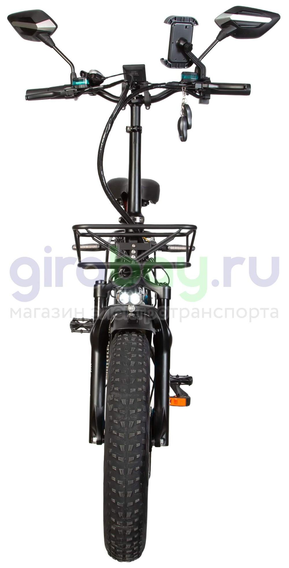 Электровелосипед Syccyba F10 Pro Dual 48V/15Ah (полный привод) - Синий обод фото №8