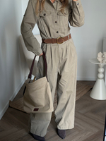 Комбинезон бежевый