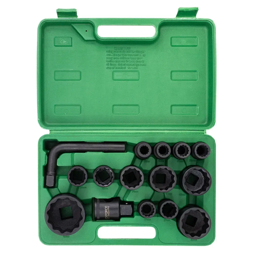 Набор инструментов 15пр. 3/4'', 1''(12гр.) RockFORCE RF-6154-5MPB