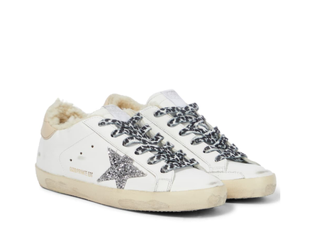 Кеды Golden Goose 'Superstar' Exclusive to Mytheresa – Superstar shearling-lined sneakers
