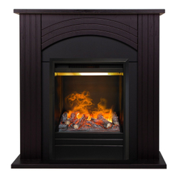Электрокамин RealFlame Hanna DN орех с очагом Olympic 3D, увлажнение воздуха