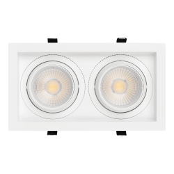 Светильник MS-VORTEX-BUILT-S250x140-2x30W Warm3000 (WH-WH, 50 deg, 230V) (Arlight, IP20 Металл, 5 лет) 042369