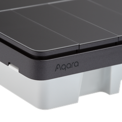 Умный настенный выключатель Z1 Pro (4 клавиши), цвет: серый, модель ZNQBKG45LM_gr