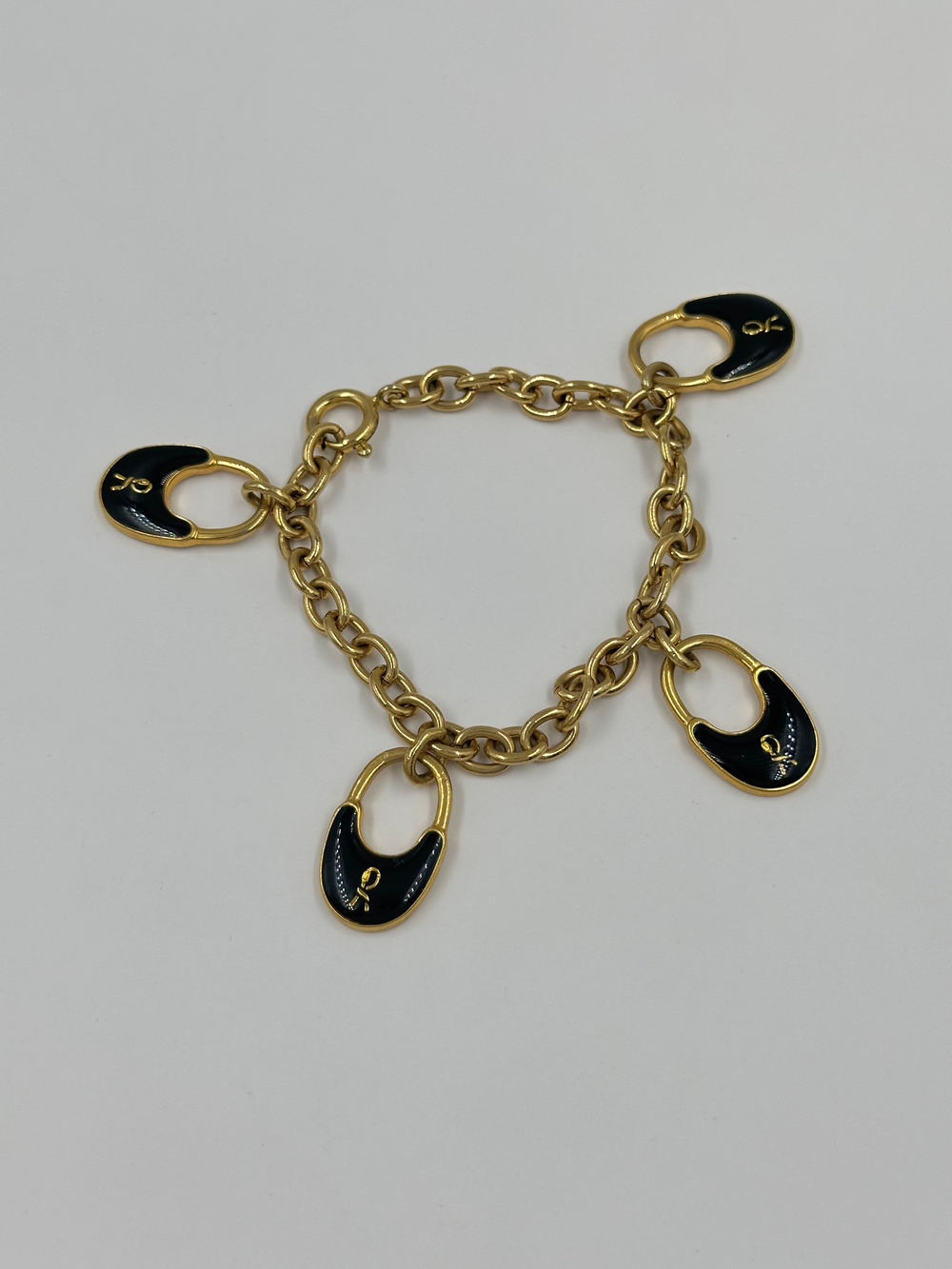 Комплект из браслета и броши пина «Замки» Roberta di Camerino