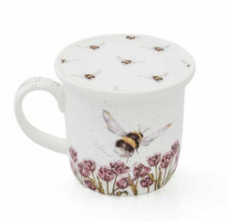 Royal Worcester Кружка Wrendale Designs 310 мл Bumble Bee с блюдцем