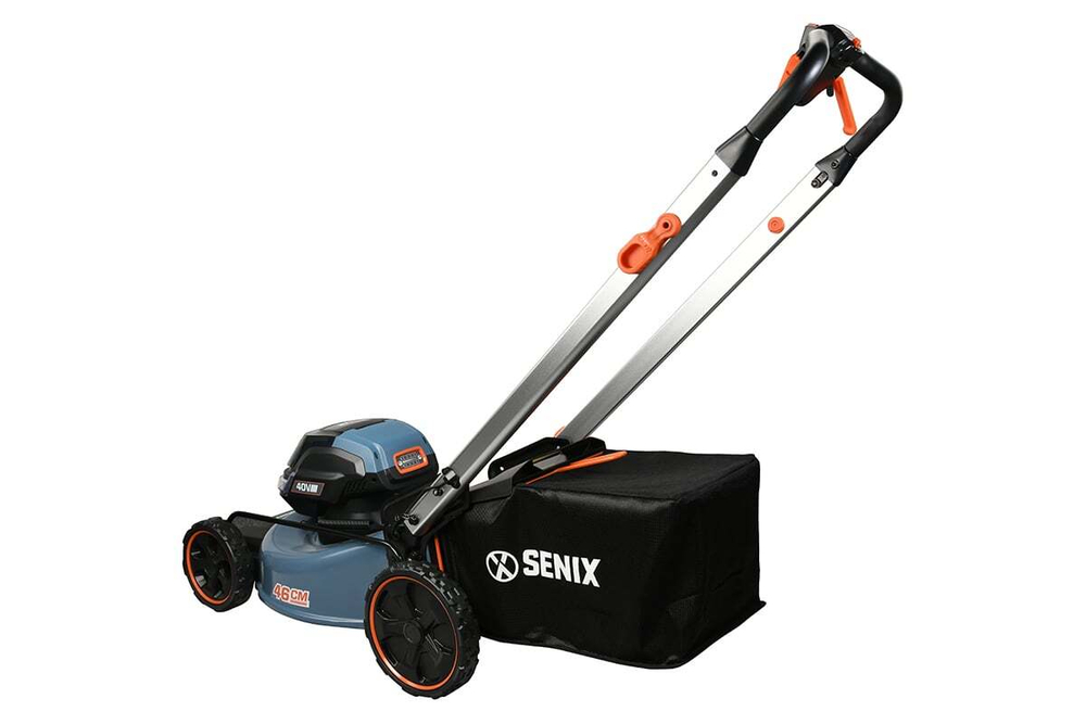 Газонокосилка аккумуляторная самоходная SENIX LSSX2-H-EU, 2X2 40V, 2акб, зу