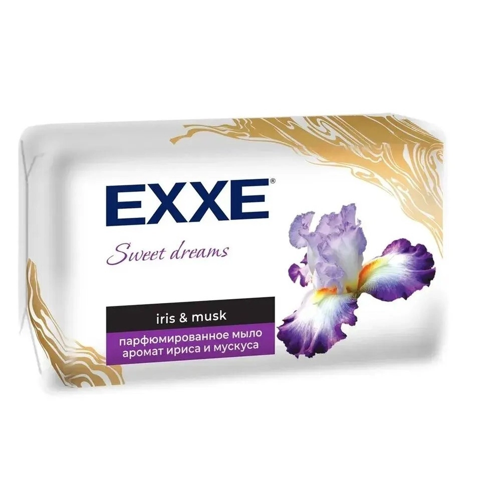 Парфюмированное мыло аромат ириса и мускуса (sweet dreams), 140г EXXE