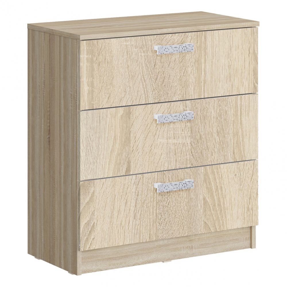 Комод мини Салоу (дуб сонома), МФ 1+1