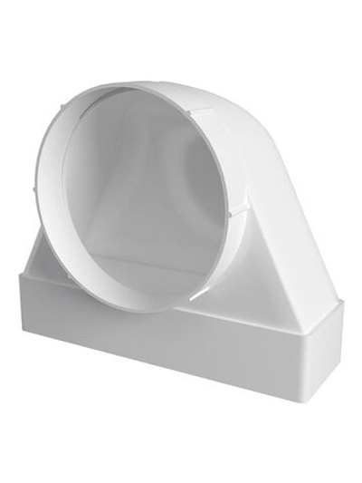 Переходник СКФП D125 90° 60х204 пластик ERA