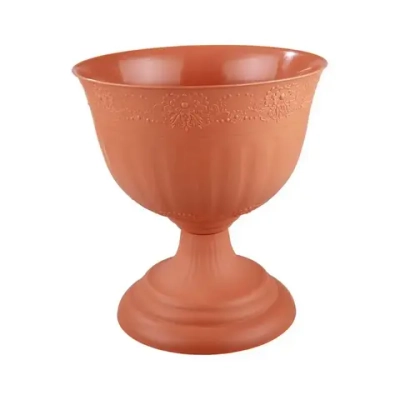 Вазон Венеция 18л (диам. 400мм) (корич.) (комплект 8 шт)