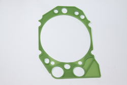 Прокладка ГБЦ ЯМЗ 240 зелёный силикон индивидуальная голова (Балаково)