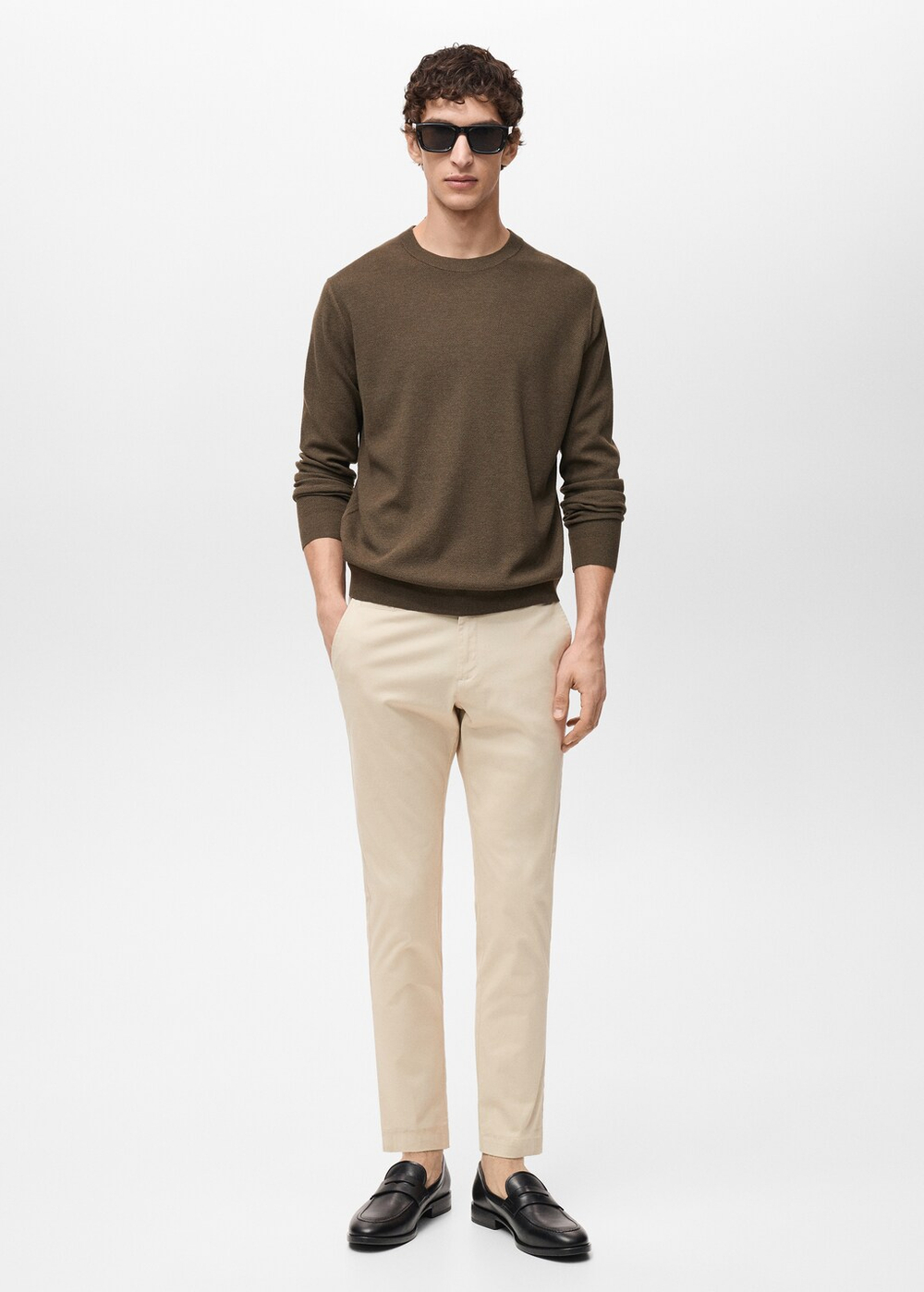 Укороченные брюки-чинос Prato tapered fit